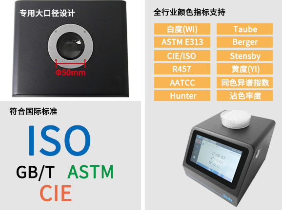 PS808大口径颗粒色差仪